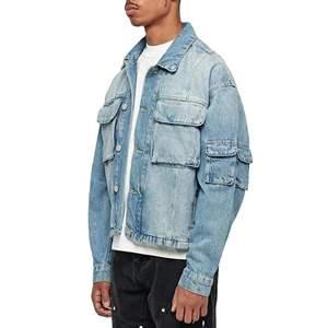 Chaqueta Varsity de Hombre, Personalizable con Logotipo, de Alta Calidad, Cierre de un Botón, Larga, 100% Algodón, Transpirable, Informal, con Diseño de Puntos, para Otoño - Product Image 4