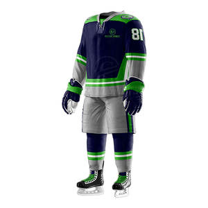 Ensemble d'équipement de protection pour équipe de hockey sur glace, kit d'entraînement et de match, uniforme de joueur de hockey sur glace de haute qualité - Product Image 4