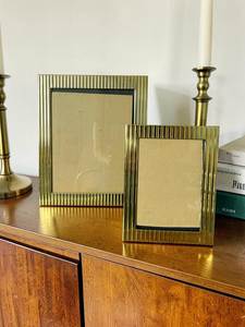 Metal Photo <b>Frame</b> With Elegant Embossed <b>Border</b> For Premium Wedding Anniversary And Birthday Gift Collection - Product Image 1