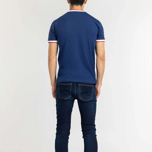 2026 New Arrival Fashion Men's Ringer <b>T</b>-<b>Shirt</b> 100% Cotton Ribbed <b>Neckline</b> Heavy Thick Athletic Gym Training 300g Eco-Friendly - Product Image 2