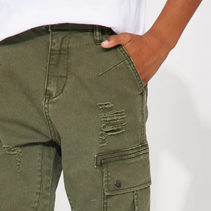 Pantalon en jean décontracté pour garçons, design tendance, couleur durable, avec logo personnalisé, prix usine, pas cher - Product Image 3