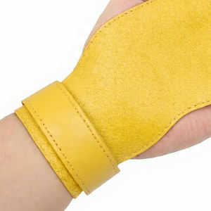 Guantes de Cuero para Gimnasia y Levantamiento de Pesas, Suaves, Antideslizantes, Transpirables, con 3 Orificios, de Cuero Genuino, Unisex, para Entrenamiento - Product Image 6