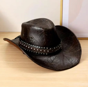 100% Genuine Leather Fashion Cowboy Hat Adults Unisex Custom Size Outdoor <b>Sun</b> Protection Beach Four Seasons Custom Logo Direct - Product Image 1