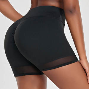 Pantalones Cortos Deportivos de Cintura Alta para Mujer, de Lona, de Secado Rápido, Holgados, para Entrenamiento, Yoga, Estilo Casual - Product Image 4