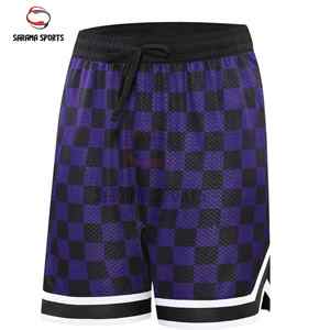 กางเกงบาสเก็ตบอลผู้ชายแท้ สไตล์ลำลองแบบสั่งทำพิเศษ ขอบเอวยางยืด ผลิตจากโพลีเอสเตอร์ - Product Image 1
