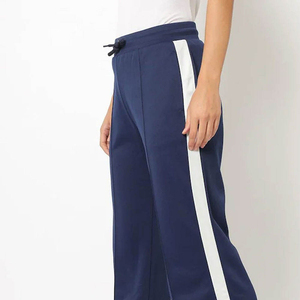 Pantalones de chándal acampanados de invierno para mujer con cintura elástica y logotipo personalizado, 100% algodón, estilo urbano, nueva llegada - Product Image 5