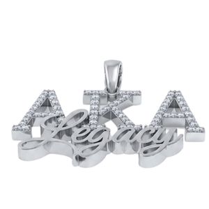 Silver Letter Pendant <b>Necklace</b> Women Elegant Crystal Design Fashion Jewelry <b>Statement</b> <b>Necklace</b> Daily Wear Gift Accessory - Product Image 4