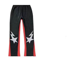 Chándales bordados de peso pesado para hombre, conjunto de pantalones de chándal y Sudadera con capucha de dos piezas de retazos de lavado ácido de algodón, conjuntos para hombre - Product Image 6