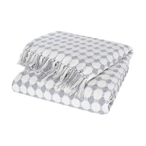 Manta de Cama de Algodón 100% Suave y Cálida, Colección de Mantas de Algodón, Fabricante OEM, Venta al Por Mayor - Product Image 2