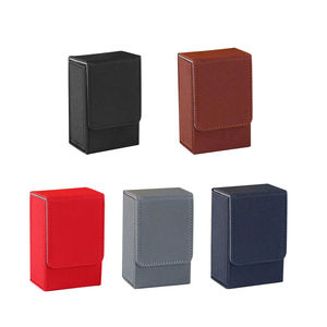 Étui en cuir pour cartes à jouer, sac de rangement pour jeux de cartes, boîte à cartes de tarot, étui en cuir pour collection de jeux de société, étui de poker - Product Image 6
