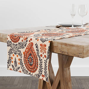 Luxury Embroidered Pure Cotton Table Runner Indian Exporter Customized Wedding Table Linen - Product Image 4