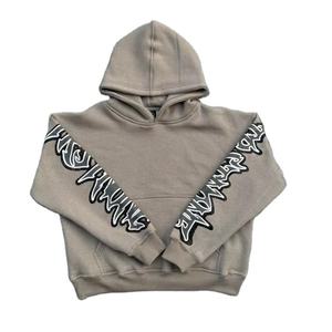 Trendy Fashionable High Quality Cotton <b>Fleece</b> Eco-Friendly Regular Fit Pullover Hoodies Men <b>Women</b> Solid <b>Pattern</b> Embroidered - Product Image 1