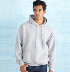 Sweat-shirt à capuche surdimensionné pour homme, 100% coton, couleur unie, pull décontracté, streetwear d'automne, coupe classique - Product Image 6