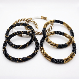 Handmade Glass Seed Beaded Stretch <b>Bracelets</b> Colorful Bohemian Stackable Wristband Jewelry for Women Wholesale Bulk Supplies - Product Image 3