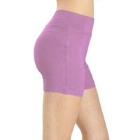 2022 violet taille haute femmes Shorts de sport Europe et Amérique vente chaude en gros filles Fitness vêtements - Product Image 2