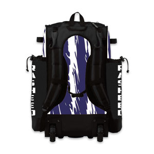 Custom Made Sports Rolling <b>Wheeled</b> Handle Baseball Softball Bag Hybrid Rolling Bat Bag <b>Wheeled</b> <b>Backpack</b> High Quality Baseball - Product Image 2