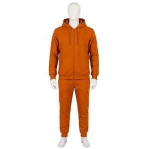 Ensemble de survêtement unisexe en tissu doux, sweat à capuche et pantalon décontractés - Product Image 1