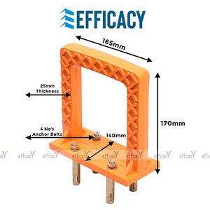 Équerres de positionnement d'angle à 90 degrés en PVC pour marches de type ancre 160x170 10/12mm, pinces d'angle droites pour le travail du bois - Product Image 2