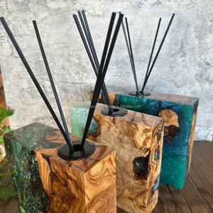 Modern Wooden Epoxy Resin <b>Incense</b> Stand Shatterproof <b>Holder</b> for Multiple <b>Sticks</b> & Home Fragrance by Falak World Export - Product Image 1