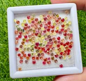 Piedras preciosas de zafiro natural multicolor sueltas para la fabricación de joyas, anillos, colgantes, pendientes, piedra de alta calidad - Product Image 2