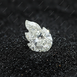 Light Green Flame Cut Moissanite Pendant Silver Joint Charm for <b>Necklace</b> <b>Chain</b> - Product Image 4