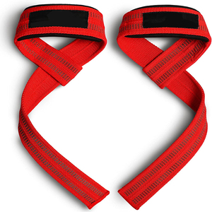 Sangles de musculation pour la musculation, le powerlifting, l'entraînement de force et les tractions – Une paire de sangles de sécurité sportives pour poignets - Product Image 3