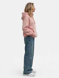 ONETEN APPARELS Women's Navy Blue <b>Cropped</b> Hoodie Wide Leg <b>Joggers</b> Set Full Sleeve Print Streetwear Tracksuit Loose Fit 2 1 100% - Product Image 3