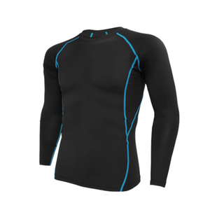 Servicios OEM ODM, Camiseta de Manga Larga Transpirable, Material de Spandex y Poliéster, Corte Ajustado, para Hombre, Talla Adulto - Product Image 4