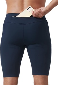Custom <b>Men</b> <b>Compression</b> <b>Shorts</b> With Pocket Quick Dry Stretch Sports Tight Gym Running Training <b>Shorts</b> OEM Wholesale Apparel - Product Image 2