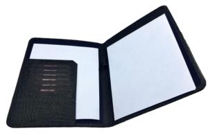 WRIZA WI-177 Portadocumentos Ejecutivo de Cuero Genuino, Textura Cocodrilo, Bloqueo RFID, Multifuncional, para Oficina y Negocios - Product Image 2