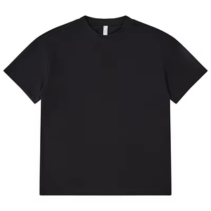 Camiseta de Verano de Manga Corta para Hombre, Tejida, de Alta Calidad, 240 g/m², 100% Algodón Orgánico, Transpirable, Estilo Vintage, Talla Grande - Product Image 5