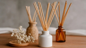 Bâtonnets diffuseurs en rotin naturel de qualité supérieure pour parfumer la maison - Product Image 4