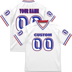Fournisseur de maillots de football américain personnalisés, mélange de spandex, transfert thermique, respirant, nom du joueur personnalisé, vêtements OEM ODM Pro - Product Image 3