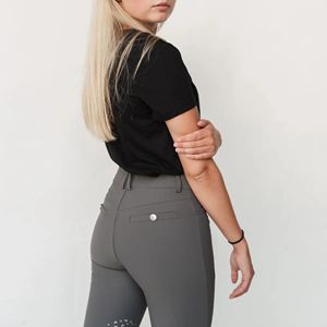 High Quality 4-way Stretch Horse Riding Breeches <b>Leggings</b> Tights <b>Equestrian</b> Wear Pants on Technical Fabric with Soft Feel - Product Image 4