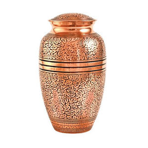 Urna Conmemorativa de Latón con Acabado Antiguo de Lujo, Estilo Europeo/Americano, Ecológica y Personalizable, para Cenizas de Mascotas y Adultos - Product Image 1