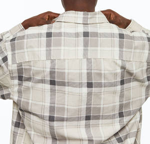 New Trend Cotton <b>Short</b> <b>Sleeves</b> Business Wear Comfortable Polo Collar Front Pocket Design <b>Button</b> <b>up</b> Shirt for Men - Product Image 3