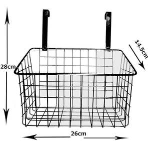 Solitude Heavy Duty Carbon Steel Over Door Hanger for Cloths, Drill Free Door Hanging <b>Hooks</b> for Bathroom, Bedroom, <b>Kitchen</b> | - Product Image 2