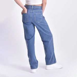 Pantalones vaqueros acampanados de moda para mujer, pantalones holgados, últimas novedades, gran oferta, moda de verano, pantalones vaqueros holgados de talla grande para mujer adulta - Product Image 2