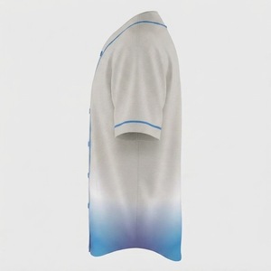 Uniformes Deportivos Personalizados con Sublimación, Logotipo Impreso, Camisetas de Béisbol/Sóftbol Antibacterianas 100% Poliéster de Manga Corta con Nombre del Equipo - Product Image 6