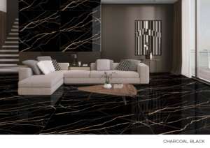 กระเบื้องพอร์ซเลนสีขาวเงาสูง ขนาด 600x1200 มม. กระเบื้องแผ่นใหญ่ สำหรับห้องนั่งเล่น ห้องน้ำ ห้องครัว และตกแต่งผนัง - Product Image 5