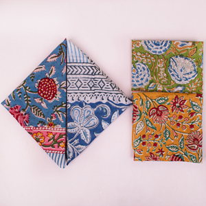 Traditional Handmade Cotton Ethnic Block Printed <b>Bandana</b> Eco-Friendly Poplin Craftjaipur Four Seasons Head Neck Scarf Ladies - Product Image 5
