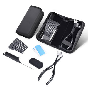 Heavy Duty Hair Extension Plier Kit for Micro Ring Bead <b>Crimping</b> Opening and Professional Salon Use Tools - Product Image 1