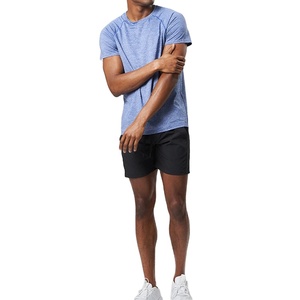 Vente flash VIGA SPORTS T-shirt à manches courtes pour homme, été, uni, décontracté, coupe classique, 100% fibre de bambou, respirant, séchage rapide - Product Image 6
