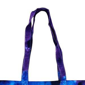 New Quality Heavy Cotton Canvas Shopping Tie Dye Tote <b>Bags</b> With Closure Comfortable Custom Logo And Size - Product Image 4
