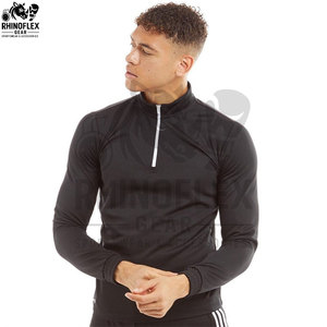 Hot Sales New Design Custom Logo Half <b>Zip</b> <b>up</b> Collar 220g Casual <b>Polo</b> TShirt for Men for Women - Product Image 5