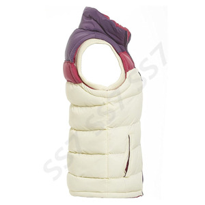 Chaleco Acolchado Premium 100% Poliéster sin Mangas con Cremallera para Invierno para Mujer, Venta al por Mayor, OEM Personalizado - Product Image 4