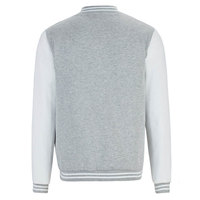 Blousons Letterman en toile de haute qualité à col montant, couleurs personnalisables sur le devant, vêtements décontractés, respirants, imperméables, faible MOQ, vente en gros