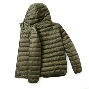 Chaqueta Acolchada Personalizable con Logotipo de Alta Calidad para Hombre, Temporada de Invierno, Cobertura Completa con Cuello Alto, Hecha de Tela de Lona - Product Image 6