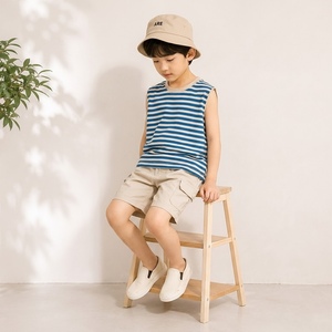 Premium Quality Boys Woven Trousers Polyester Cotton Short Pants Breathable Everyday Wear - Product Image 3