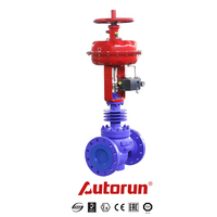 Vanne de régulation pneumatique à diaphragme Autorun avec ailette de dissipation thermique